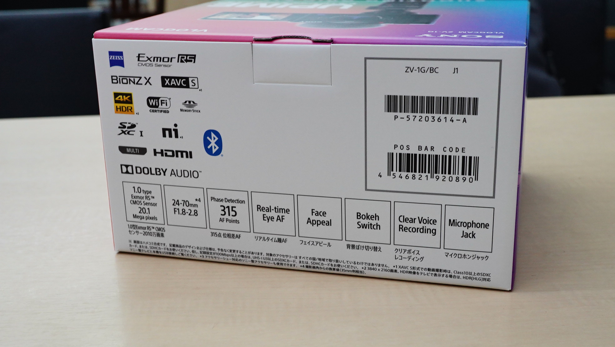 遅くなりました・・・Vlogカメラ「ZV-1G」開封レポです 遅くなりました・・・Vlogカメラ「ZV-1G」開封レポです