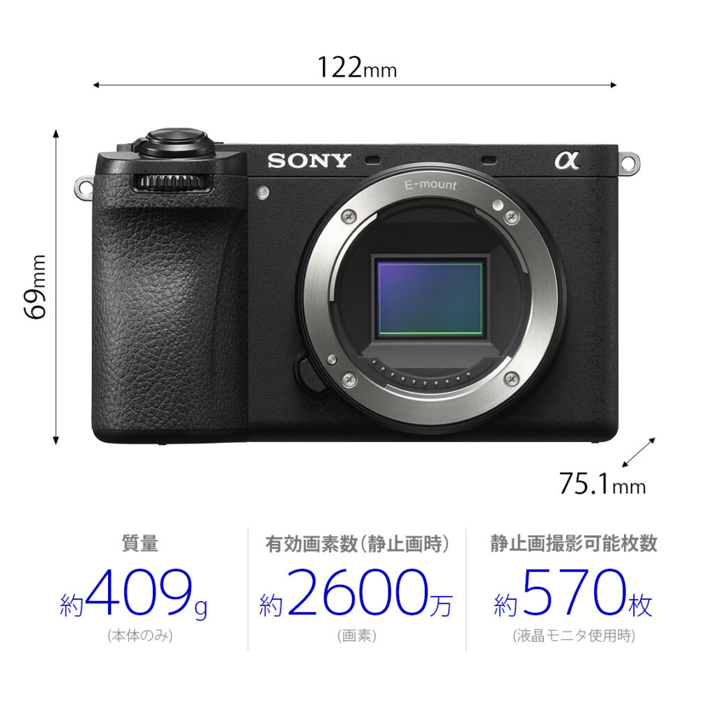 カメラ関連の新製品α６７００