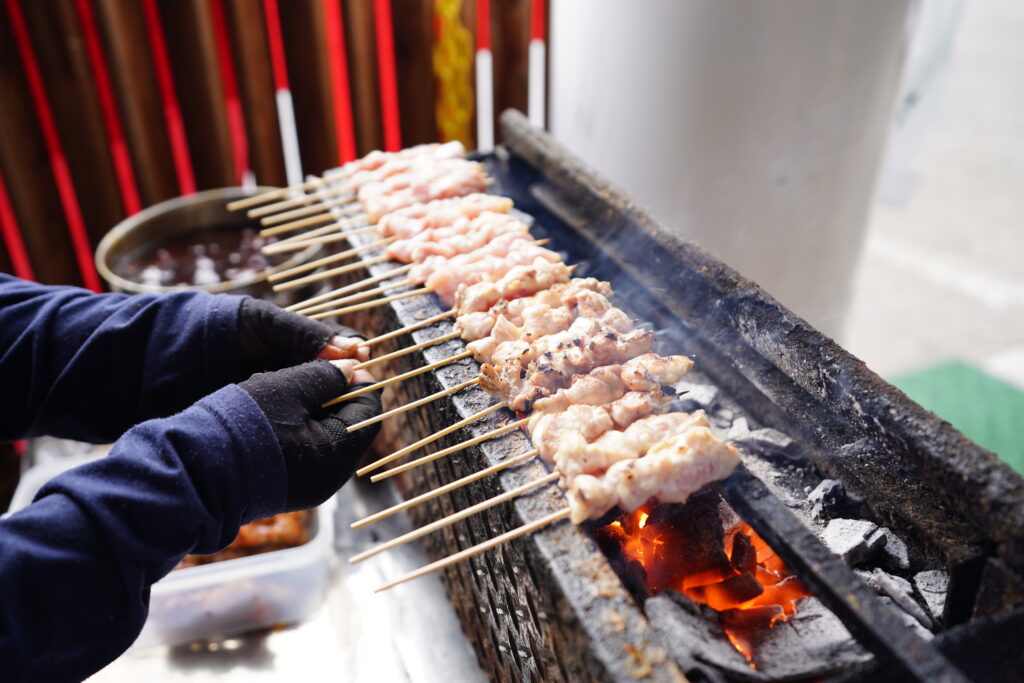 感謝祭焼き鳥