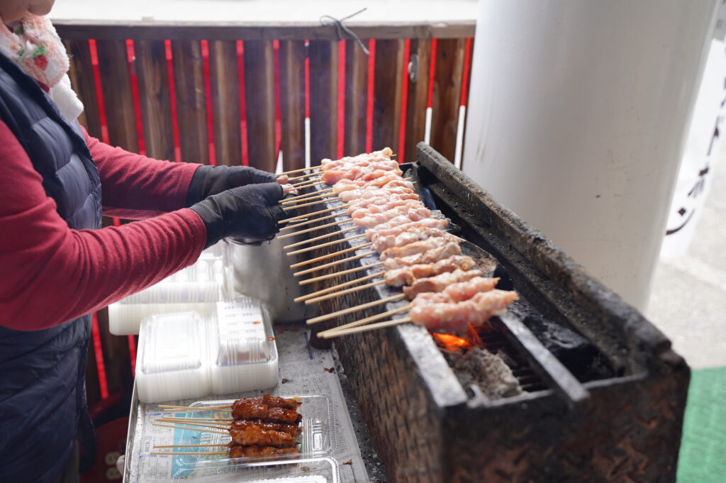 感謝祭一日目！焼き鳥