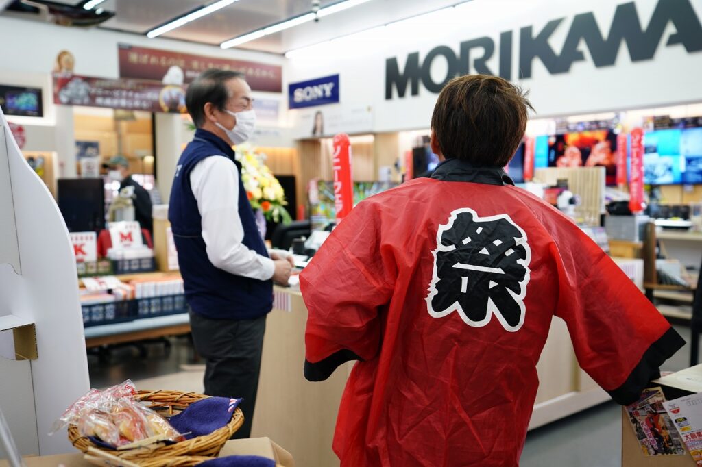 大創業祭二日目店内社長